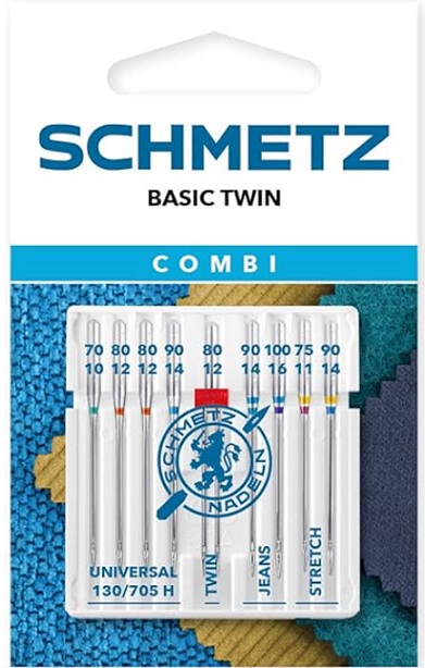 AGUJAS SCHMETZ COMBI (ALGODON, GEMELAS, PUNTO Y VAQUUEROS)